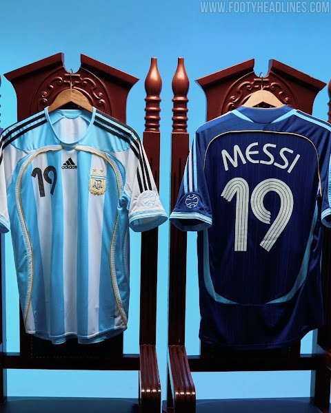 开云官方-阿迪达斯发布阿根廷06世界杯复刻版球衣，提供梅西19号印字版本